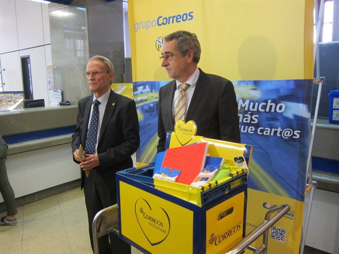 José Vicente Rodríguez y Ángel Pérez en la presentación de la campaña