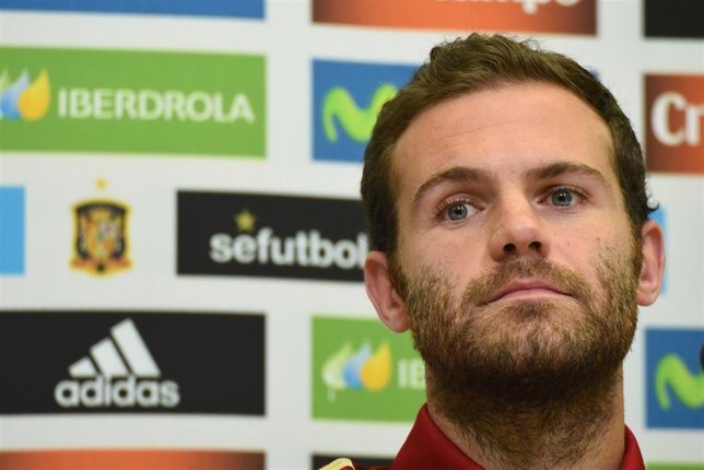 Juan Mata, rueda de prensa Selcción Española