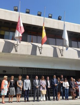 Concentración contra la violencia de género en Vigo.