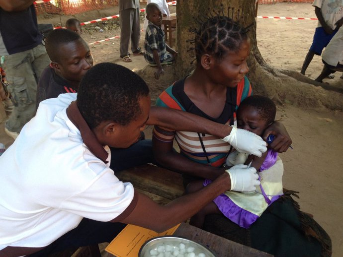 Brote de sarampión en República Democrática del Congo