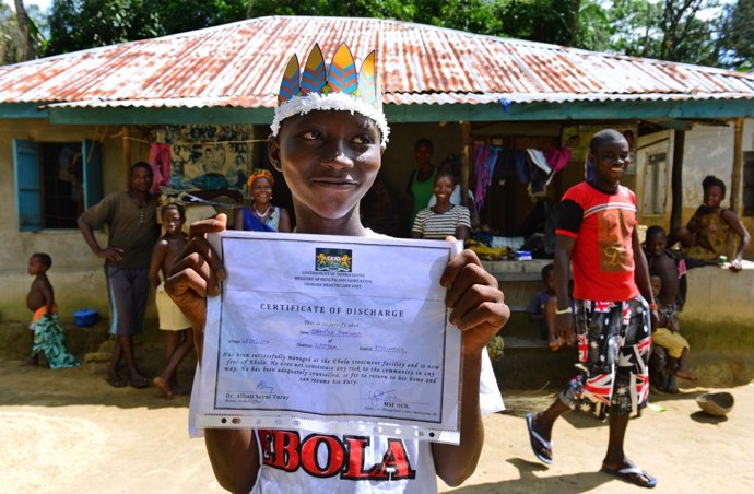 Sanfa Koroma, superviviente del ébola