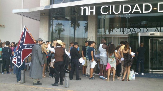 Casting para una serie western en Tabernas 