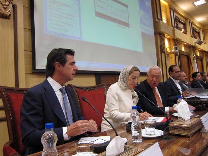 José Manuel García-Margallo, Ana Pastor y José Manuel Soria