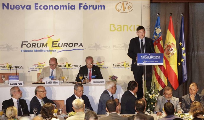 Puig en el desayuno informativo del 'Fórum Europa'