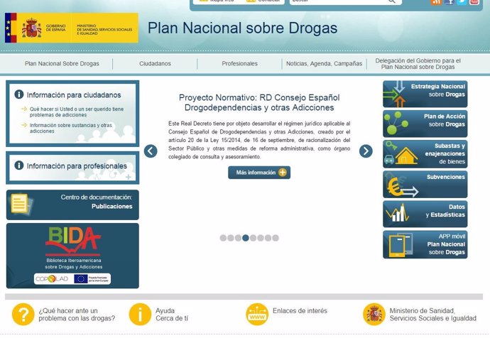 Plan nacional sobre drogas