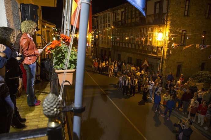 La vicepresidenta en el pregón de Molledo