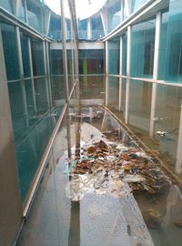 El alcalde de Cartagena asegura que las fuertes lluvias no dejan incidentes graves y que "todo está controlado"