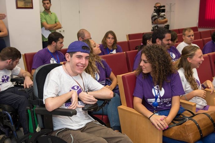 Estudiantes participantes en los 'Campus Inclusivos'