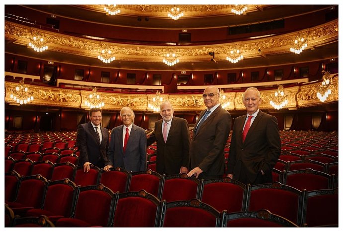 R.Guasch, J.Vilarasau, J.Molins, S.Alemany y L.Herrero del Liceu