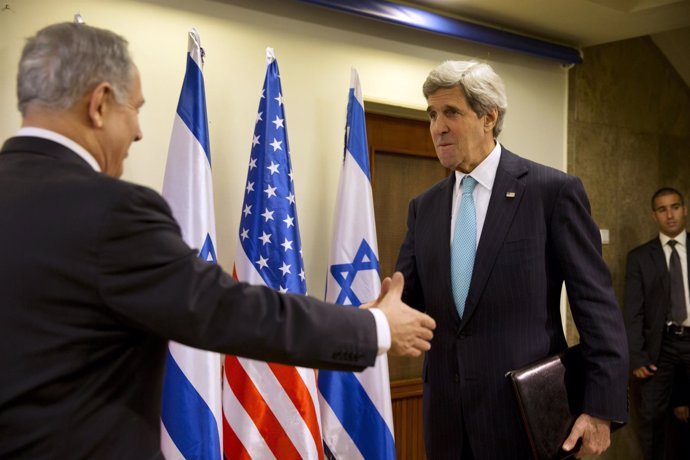 Reunión Kerry y Netanyahu