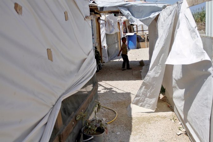 Campamentos de refugiados sirios a las afueras de Trípoli (Líbano)