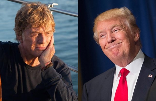 Robert Redford y Donald Trump