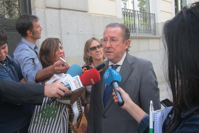 El consejero De Llera, este jueves en Madrid