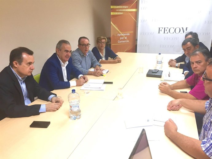 Imagen del encuentro entre PSOE y FECOM