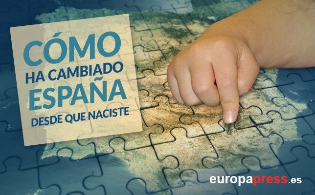 Cómo ha cambiado España desde que naciste