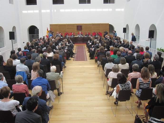 Toma de posesión de Mauricio Muñoz como presidente de la Audiencia de Burgos
