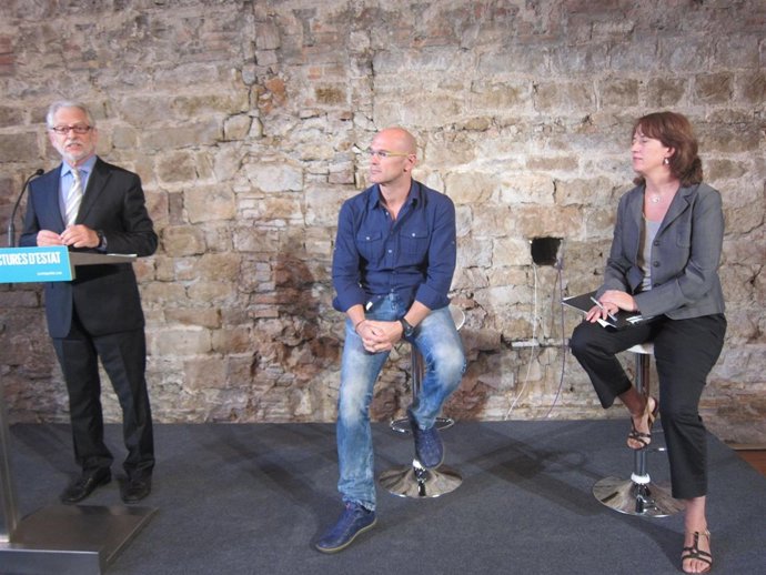 C.Viver Pi-Sunyer, R.Romeva y E.Paluzié, Junts pel sí