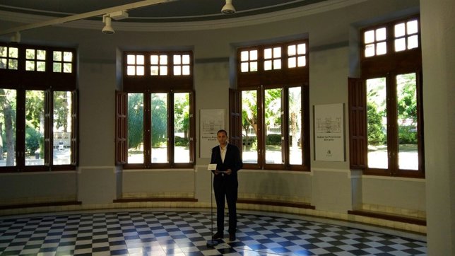 César Sánchez en la comparecencia de este miércoles