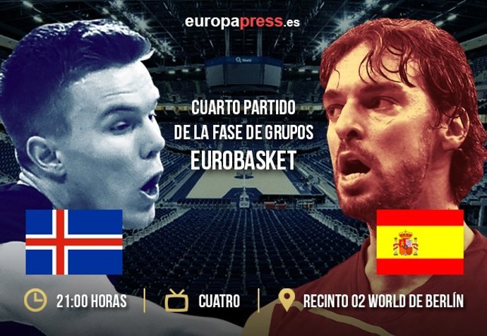 Islandia-España partido de fase de grupos del Eurbasket 2015