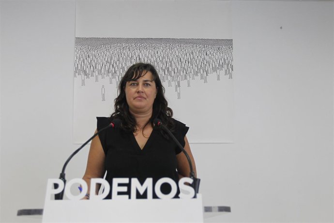La secretaria de Acción Institucional de Podemos, Auxiliadora Honorato