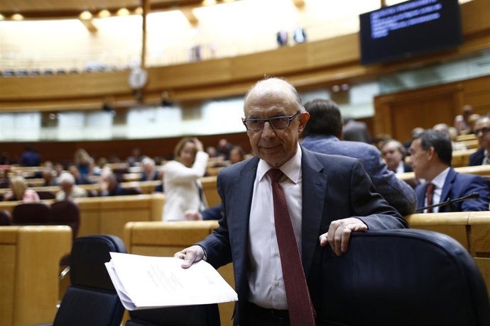 Cristóbal Montoro en el Senado