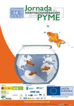 Cartel de la Jornada de Internacionalización para la Pyme