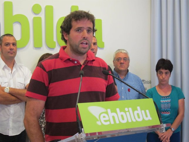 Aritz Ayesa, candidato de EH Bildu a la Mancomunidad de la Comarca de Pamplona