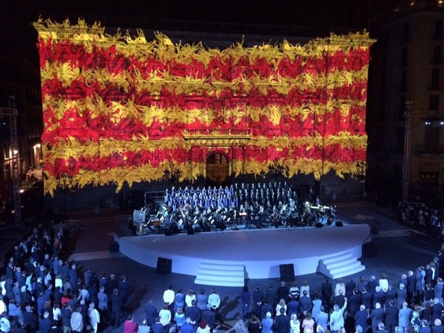 Acto institucional de la Diada 2015