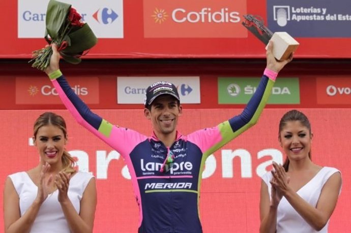 Oliveira estrena su palmarés y da el primer triunfo al Lampre en la Vuelta