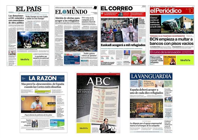 Portadas de prensa 10 de septiembre