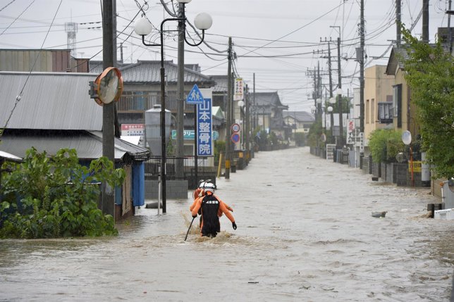 inundaciones en Japón