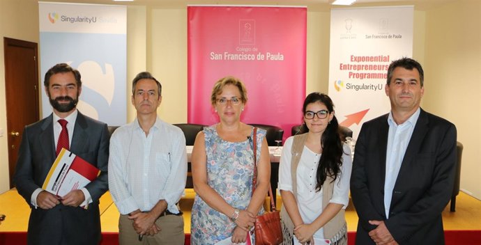Promotores del programa de emprendimiento de base tecnológica en Sevilla