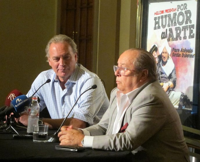 Bertín Osborne y Paco Arévalo en Valencia