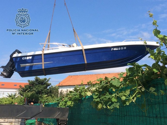 Uno de los bienes incautados en la operación