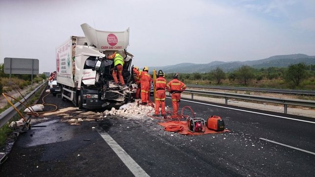 Accidente en Moixent