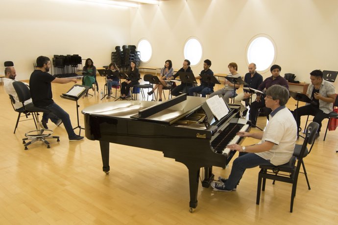 Ensayos de 'La Bohème'