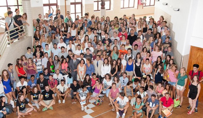 Recepción a los Erasmus