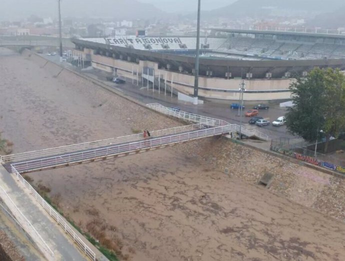 Fuwertes lluvias en Cartagena