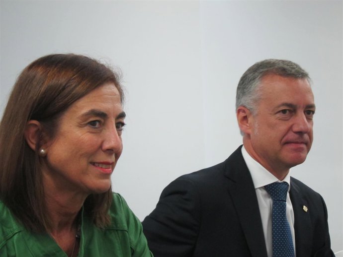 Iñigo Urkullu y Cristina Uriarte