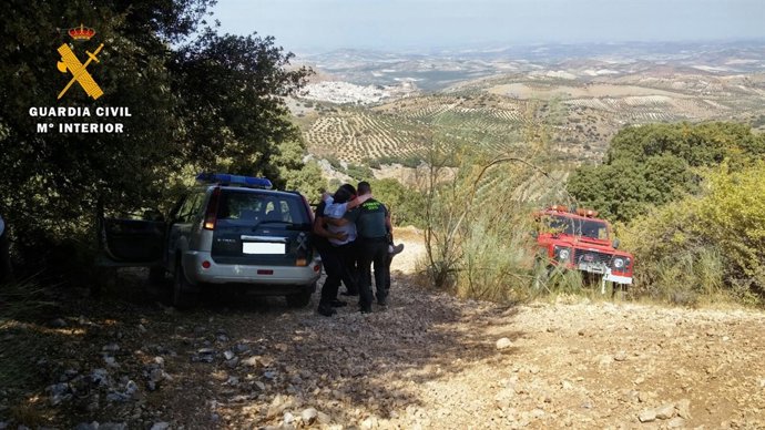 Rescate de una senderista en Luque (Córdoba)