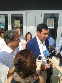 Moreno anima a catalanes de origen andaluz a no apoyar el rupturismo