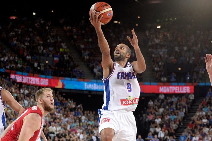 Tony Parker con Francia