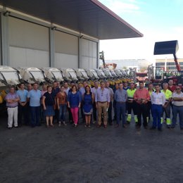 Entrega de maquinaria de la DIputación