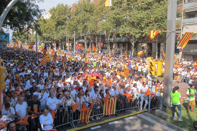 Ambiente antes de que empiece la Via Lliure de 2015