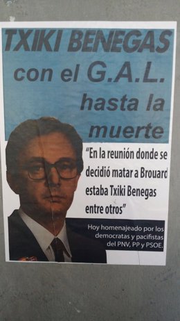 Cartel denunciado por el PSE-EE.