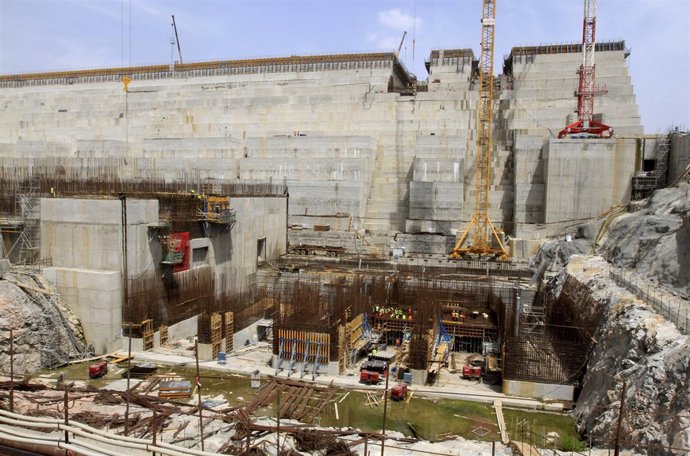 Presa  Gran Renacimiento en Etiopía