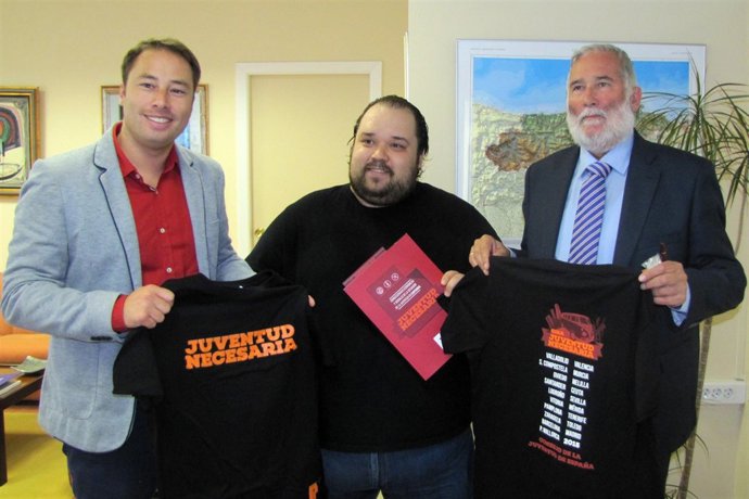 El consejero con el presidente del Consejo de la Juventud