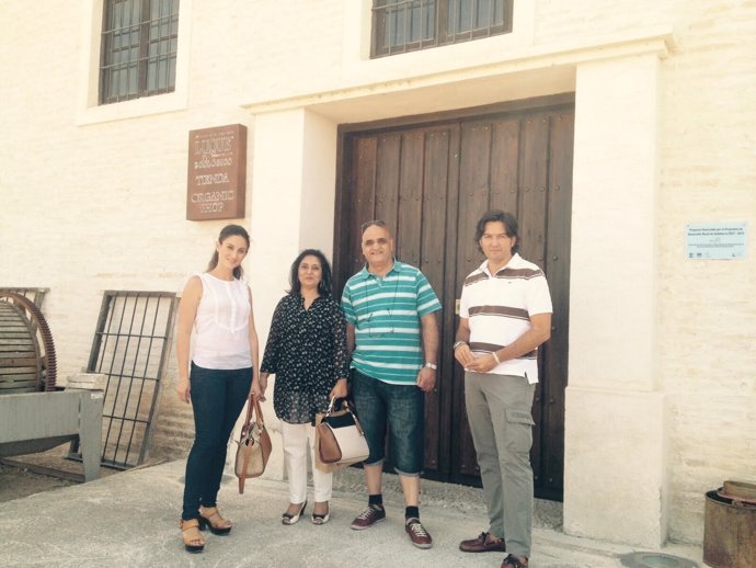 Visita de la vicepresidenta del Patronato de Turismo de Córdoba a Castro del Río