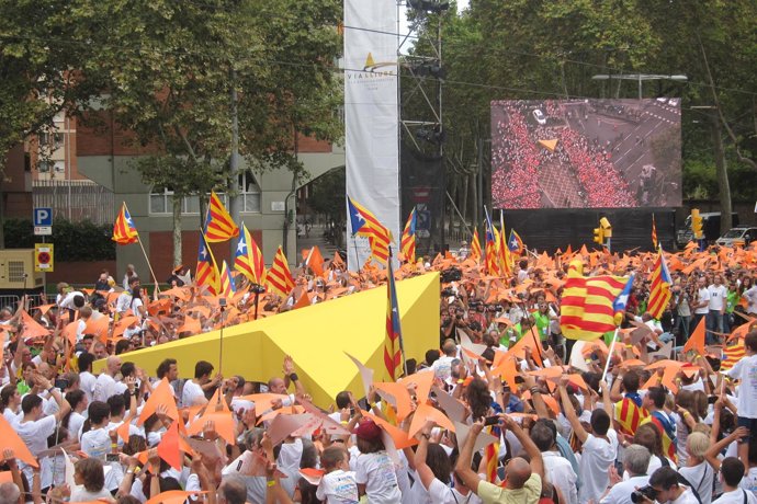 El puntero de la Via Lliure acaba el recorrido 