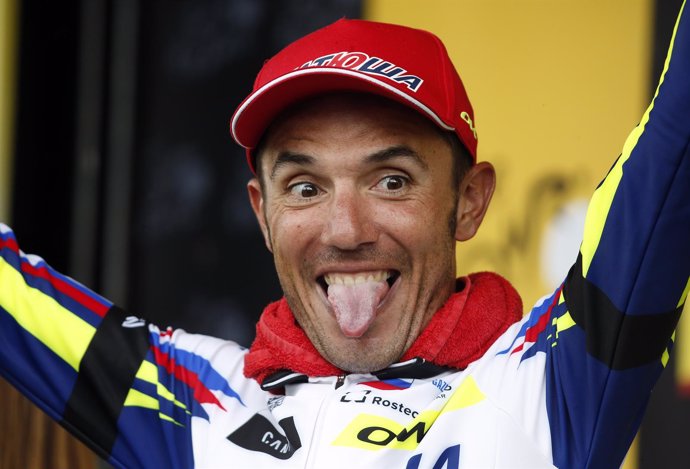 Purito Rodríguez tras ganar la 12º etapa del Tour de Francia